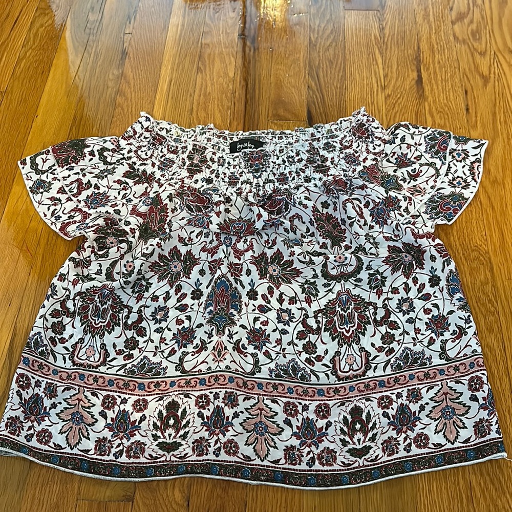 Floral Off the Shoulder Top